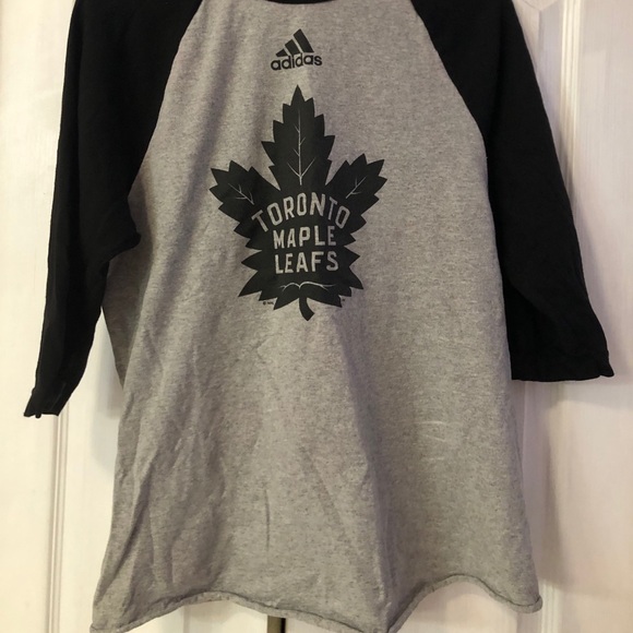 Toronto Maple Leafs Adidas Baseball Tee - Picture 2 of 2